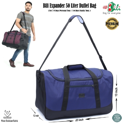 Picture of Bili Online Expander 50 Liter Duffel Bag (5-6 Days Tour) Waterproof-Travel Bag-Family Tour Bag-Large Travel Bag-Waterproof Bag-Premium Travel Bag - Travel Bag For Men