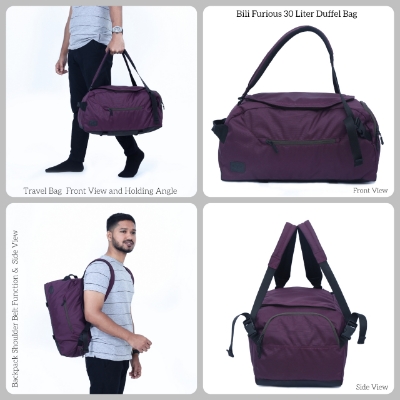 Picture of Bili Online Furious 30 Liter Duffel Bag & Backpack