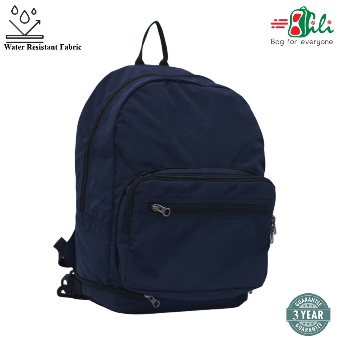 Picture of Bili Online Unique Backpack 18 Liter ( Backpack & Side Shoulder Bag)  Navy Blue - Backpack