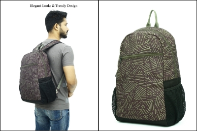 Picture of Bili Online 16 Liter Cozy Backpack Waterproof Backpack School Bag College Bag Office Bag Backpack Laptop Bag Mens Backpack Women Backpack (Brown Basket Weave)