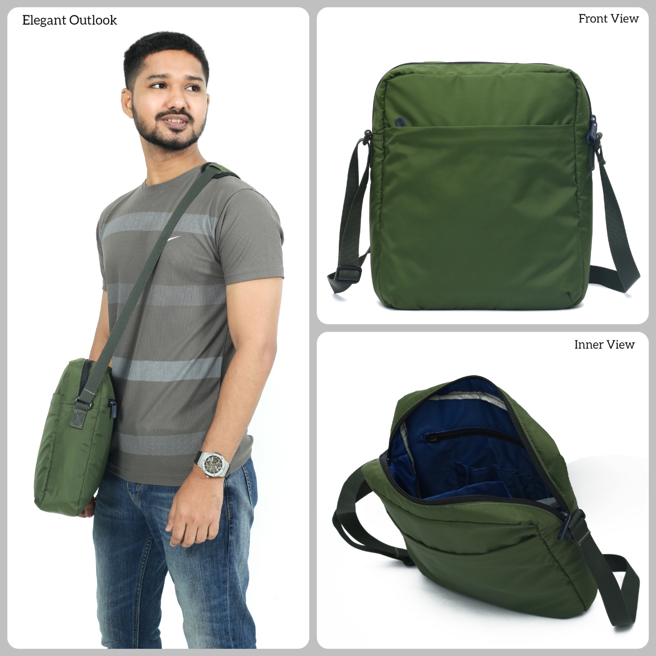 Picture of Bili Online Swift Men Side Shoulder Bag-Waterproof Bag-Biker Bag-Office Bag-Men Side Bag-Side Bag-Crossbody Bag
