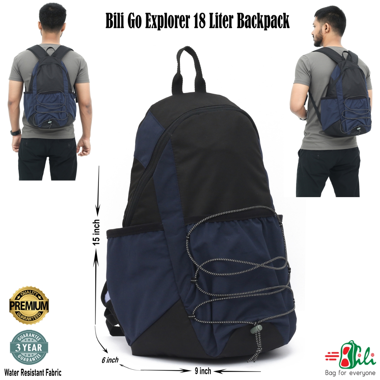 Picture of Bili Go Explorer 18 Liter Backpack Sports Backpack Biker Backpack Hiking Backpack College Backpack