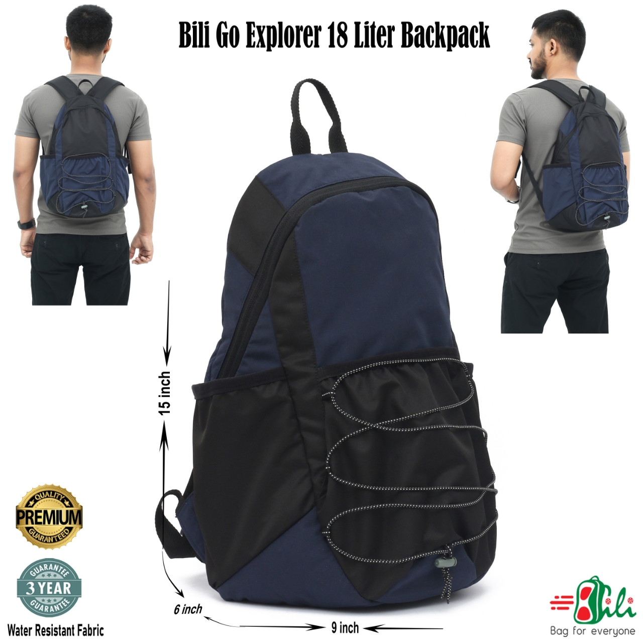 Picture of Bili Go Explorer 18 Liter Backpack (Navy)