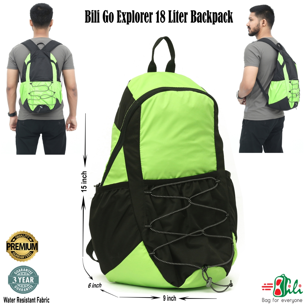 Picture of Bili Go Explorer 18 Liter Backpack Sports Backpack Biker Backpack Hiking Backpack College Backpack