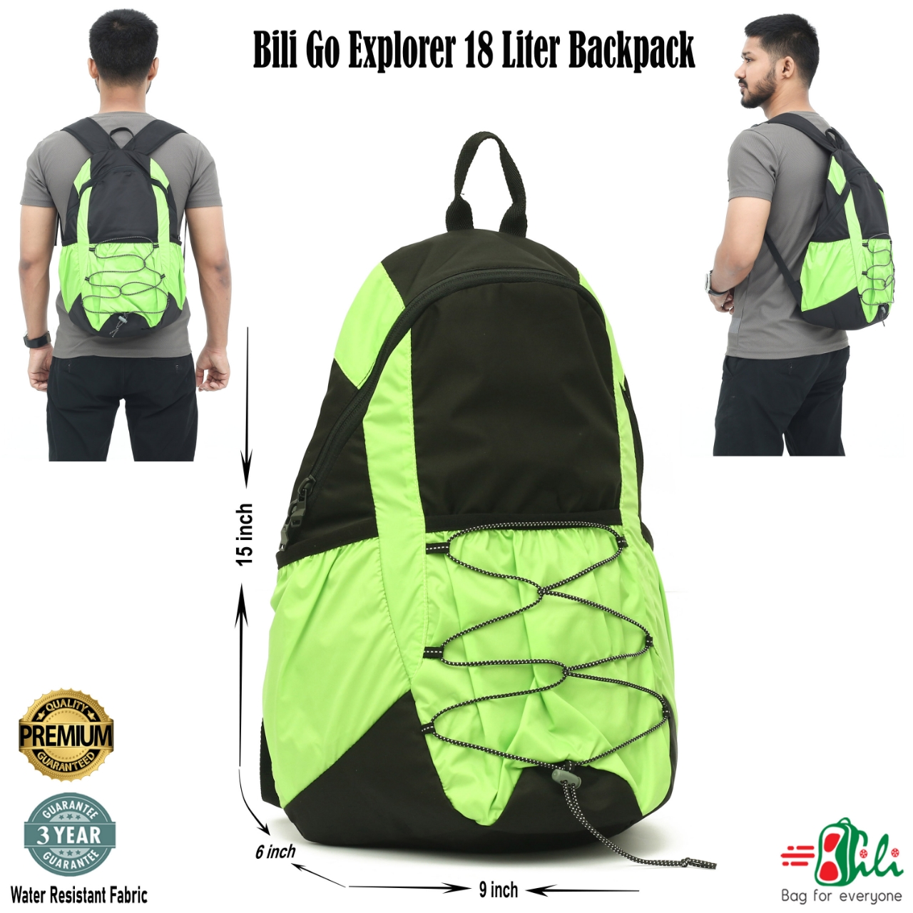 Picture of Bili Go Explorer 18 Liter Backpack Sports Backpack Biker Backpack Hiking Backpack College Backpack