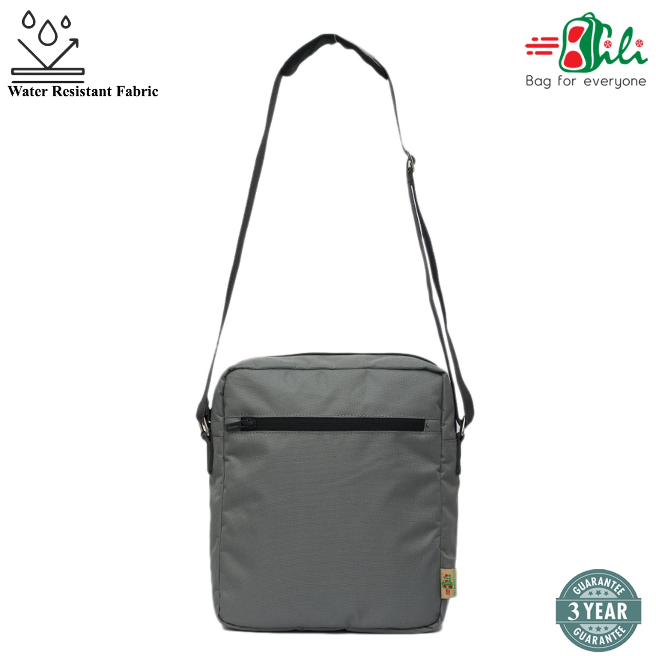 Picture of Waterproof Men Side Shoulder Bag-Waterproof Biker Bag (Ash)