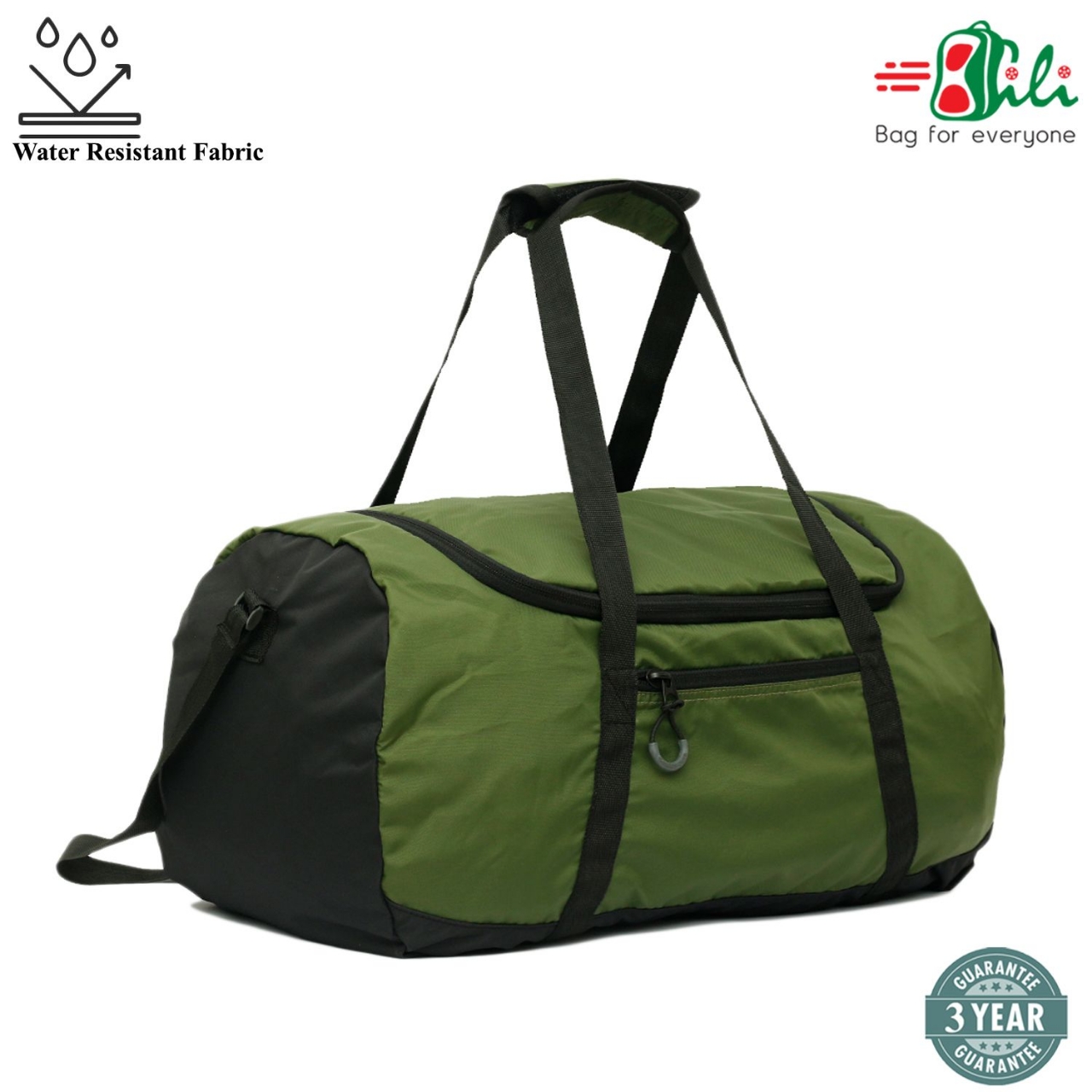 Picture of Bili Online Packable 20 Liter Duffel Bag (Dark Olive)