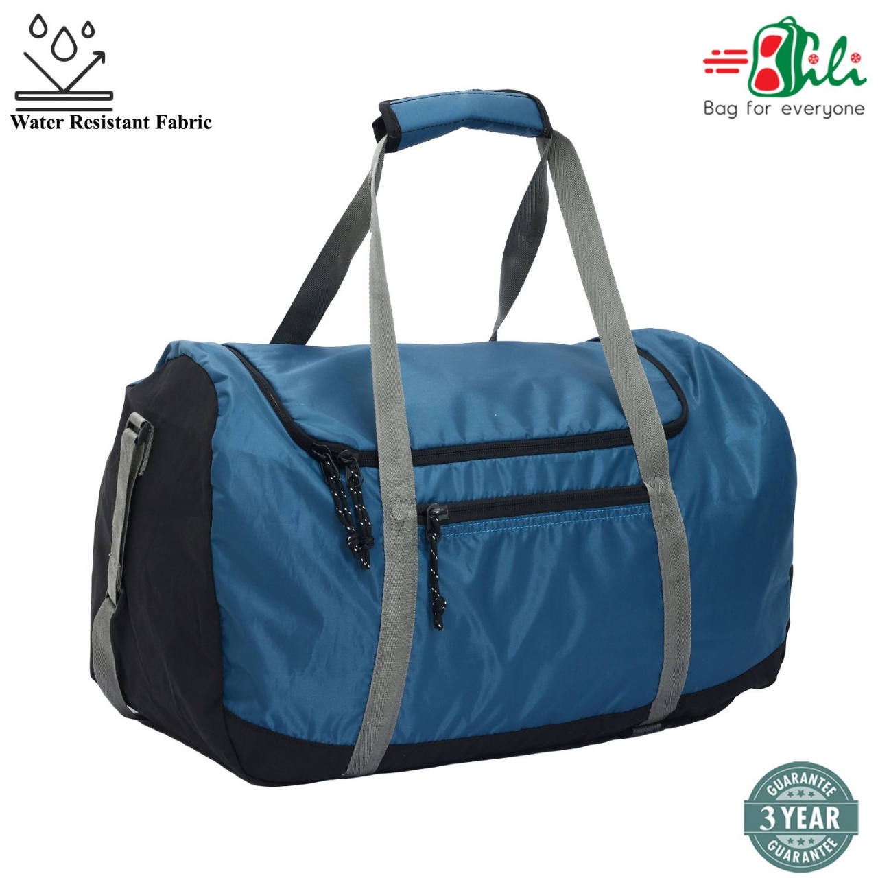 Picture of Bili Online Packable 20 Liter Duffel Bag (Blueberry) Premium Quality