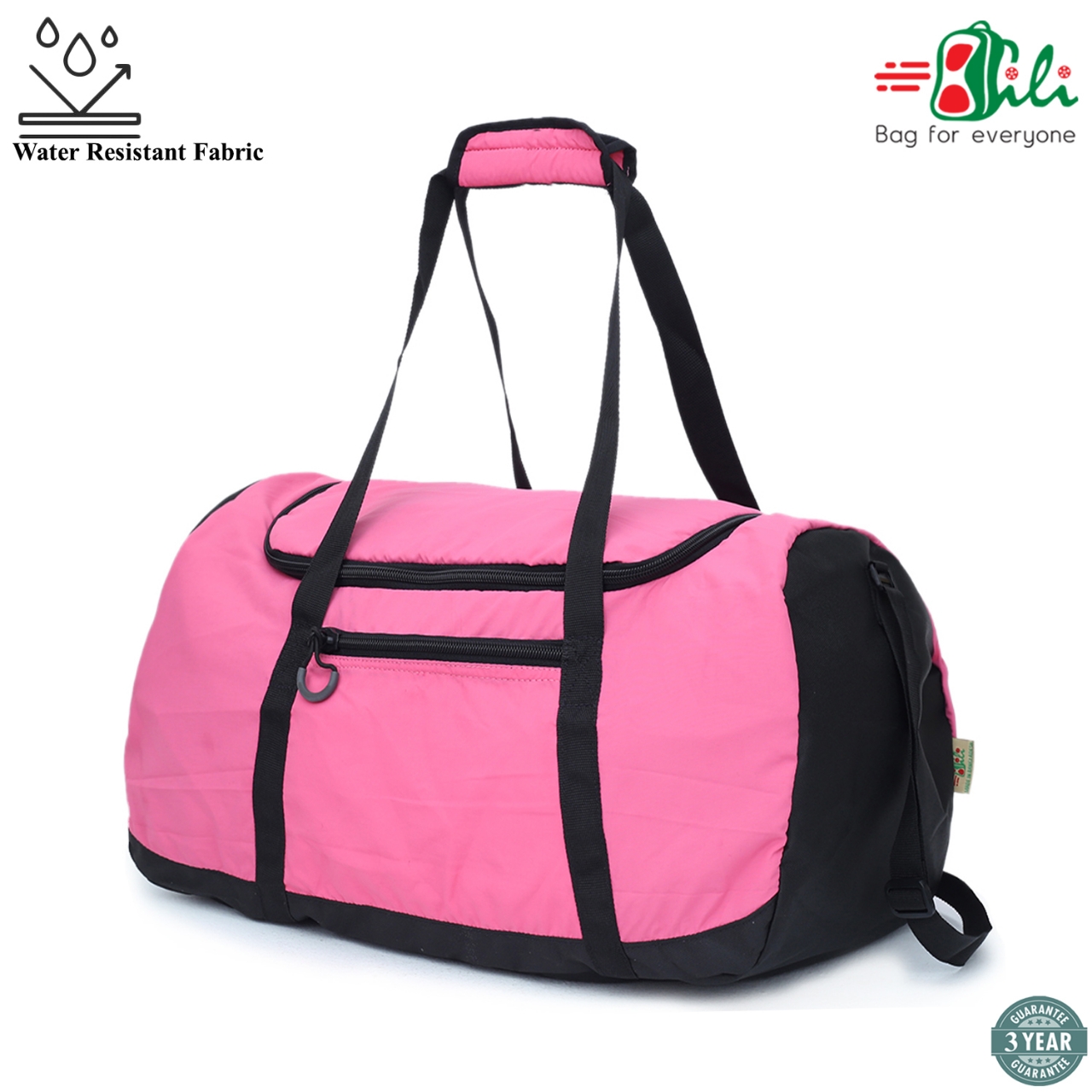 Picture of Bili Online Packable 20 Liter Duffel Bag (Hot Pink)