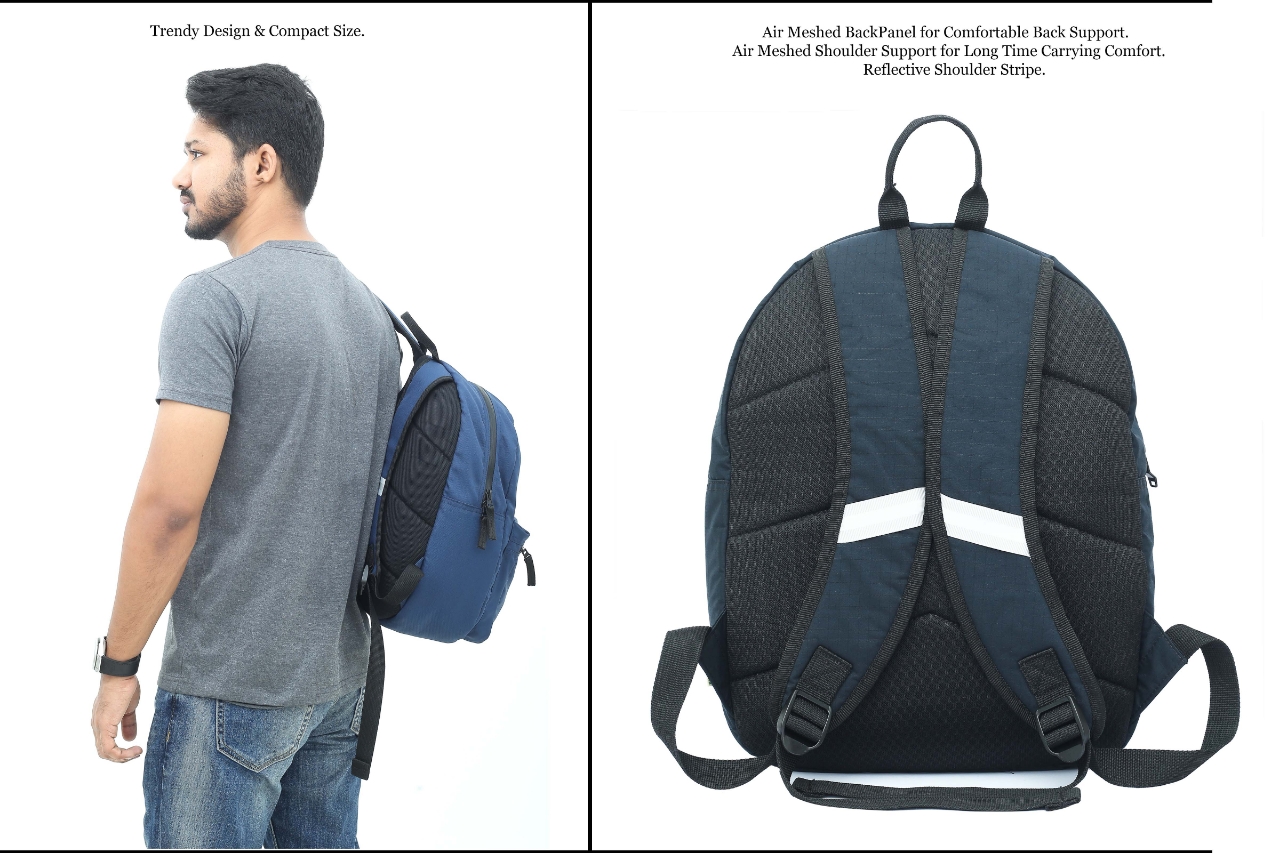 Picture of Bili Online School Bag 15 Liter Backpack-Waterproof Backpack-School Bag-College Bag-Office Bag-Backpack-Laptop Bag-Biker Backpack-Cyclist Backpack - Kids Bag- Kids School Bag