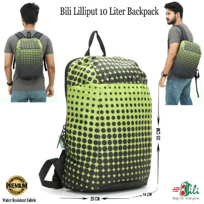 Picture of Bili Online Lilliput 10-Liter Daypack - Waterproof Backpack for School, College, Office, Laptop, Biking, Cycling, etc.
