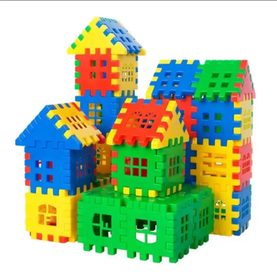 Buy Block Set Educational Building Train Blocks For Kids -22 Pcs Plastic Building Block Set Toy For Kids (Multicolor) - Toys at Best Price In Bangladesh