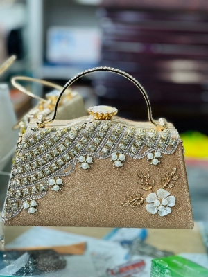 Picture of Stone Work Based Hand Purse For Bridal,Girls and Women