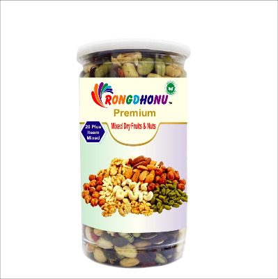 Buy Rongdhonu Premium Mixed Dry Fruits & Nuts (মিশ্রিত শুকনো ফল এবং বাদাম) -500gm Online at Best Price in Bangladesh