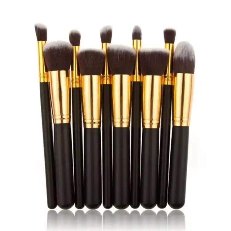 Buy Kabuki 10 Pieces Brush Set - Black at Best Price In Bangladesh