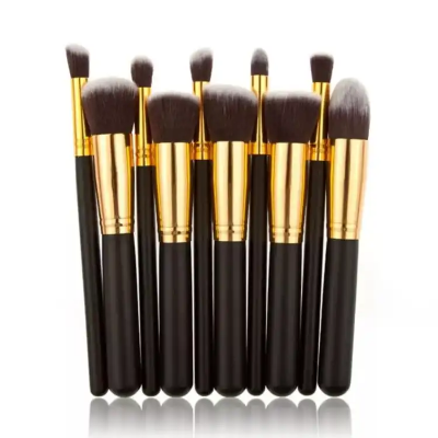 Buy Kabuki 10 Pieces Brush Set - Black at Best Price In Bangladesh
