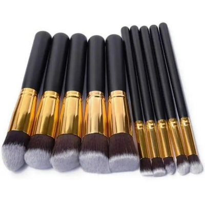 Buy Kabuki 10 Pieces Brush Set - Black at Best Price In Bangladesh