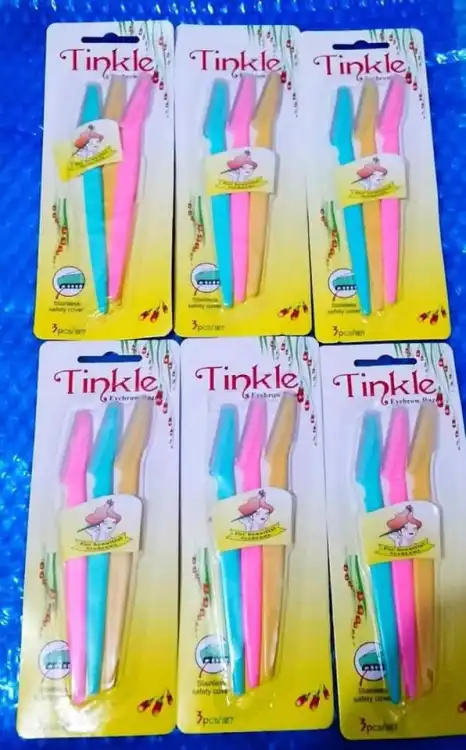 Buy 3Pcs/Set Portable Women Tinkle Eyebrow Face Razor Trimmer Shaper Shaver Blade Hair Remover Tool Stainless Steel Cutting Tools at Best Price In Bangladesh