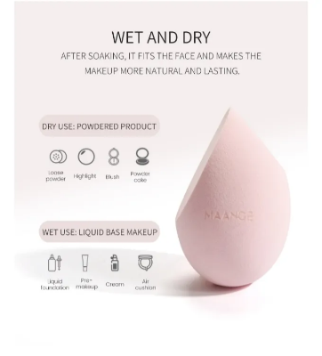 Buy Maange Heart Shape 2 pieces Makeup Puff at Best Price In Bangladesh