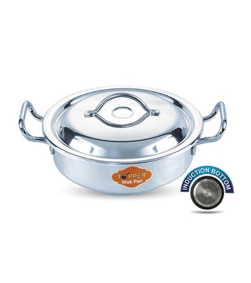 Buy TPR Alu Wok Pan (IB) - 28 cm Online 