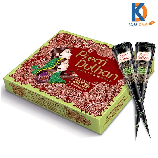 Picture of 100% Orginal 1 PCS Prem Dulhan  Mehedi Cone - Lowest Prices in BD