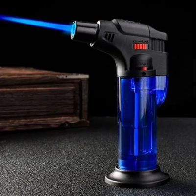 Picture of Butane Lighter Torch Refillable Adjustable Flame Lighter Chef Cooking Torch Bbq Ignition Picnic Tool Windproof Lighter