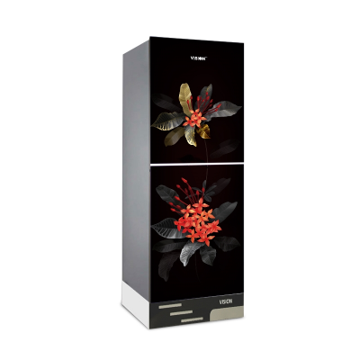 Buy VISION Glass Door Refrigerator RE-160 Liter Azalea Flower Top Mount at Best Price in Bangladesh