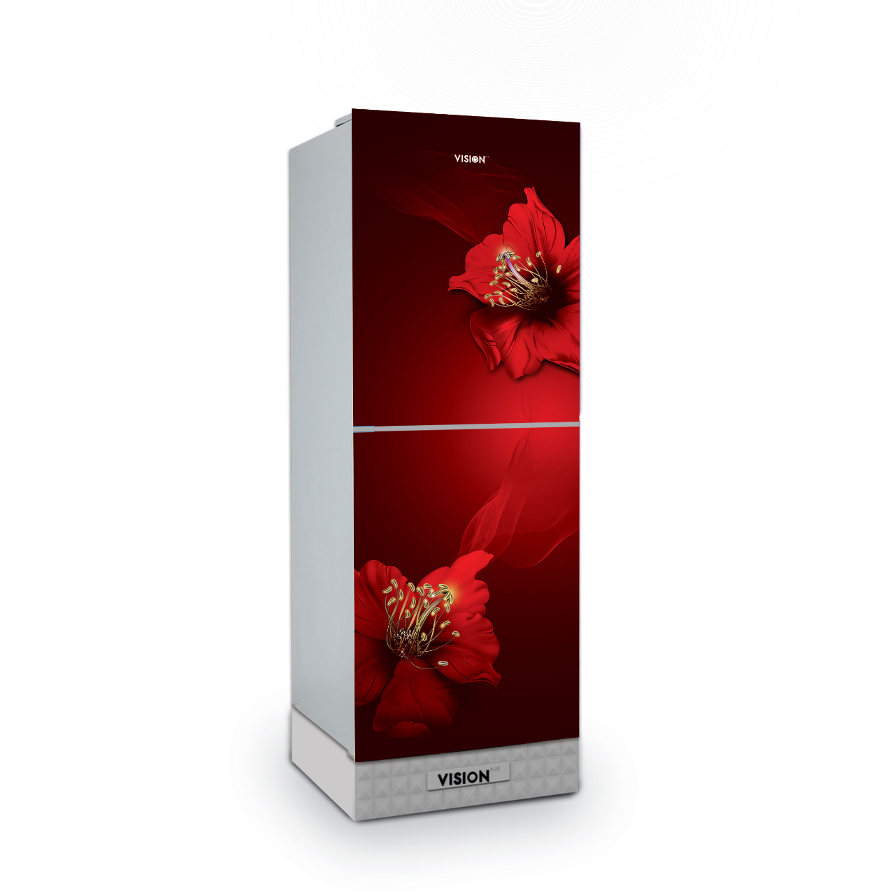 Buy VISION Glas Door Refrigerator RE-240 Liter Chinese Rose Top Mount at Best Price in Bangladesh