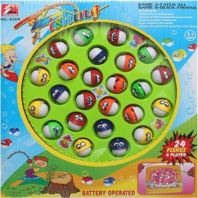 Buy Fishing Fish Game Kids Toy (24 Fishes, 4 Players) - Baby Toys at Best Price In Bangladesh