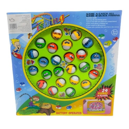 Buy Fishing Fish Game Kids Toy (24 Fishes, 4 Players) - Baby Toys at Best Price In Bangladesh