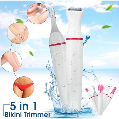 Picture of Women Epilator Bikini Body Hair Removal Quick Electric Hair Removal Shaver Washable Dry /Wet Cleaning Underarm Hair Removal Tool