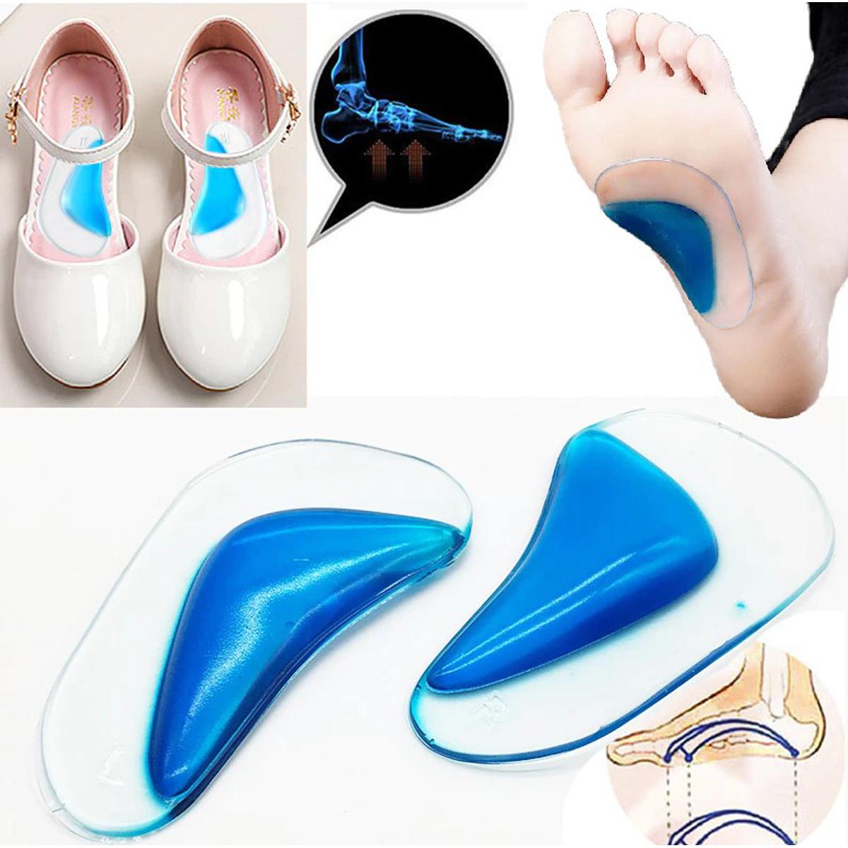 Picture of Insole Orthotic Professional Arch Support Insole Flat Foot Flatfoot Corrector Shoe Cushion Insert Silicone Gel Orthopedic Pad