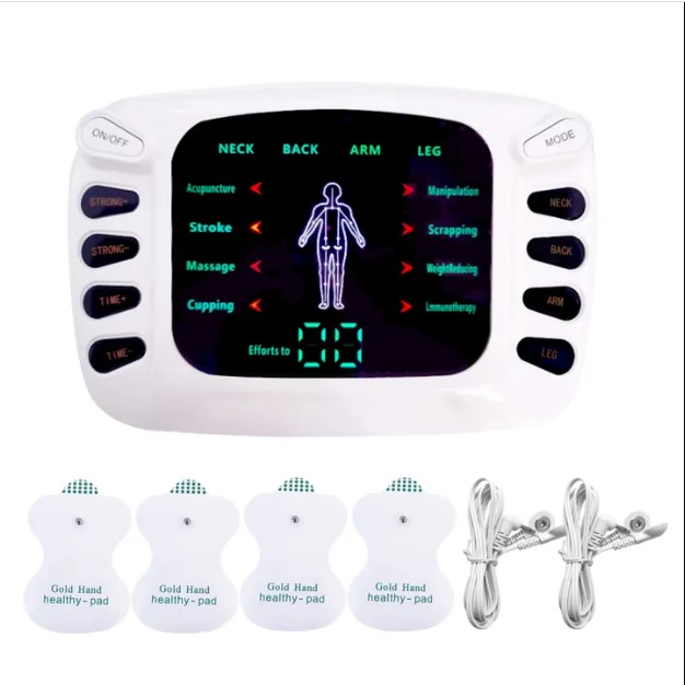 Picture of Ems Massage Tens Machine Physiotherapy Acupuncture Body Muscle Massager Electric Digital Therapy Machine 8 Modes Health Care