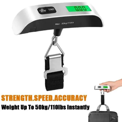 Picture of 1pcs Portable Scale Digital LCD Display 110lb/50kg Electronic Luggage Hanging Suitcase Travel Weighs Baggage Bag Weight Balance - NF Surgical