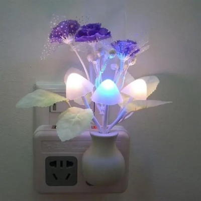 Buy LED Mushroom Night Light Lamp - Multi Color at Best Price In Bangladesh
