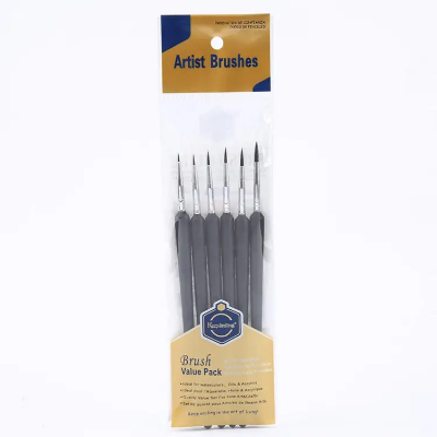 Picture of Keep Smiling 6 pcs Set Liner Brush Fine Detailing Paint Brush for Painting