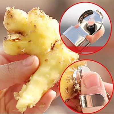 Buy 2pcs Practical Stainless Steel Kitchen Gadget Garlic Ginger Cutter Peeler Tools Encounter at Best Price In Bangladesh
