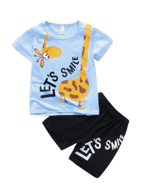 Buy Baby T Shirt & Half Pant Set BM-35 Online