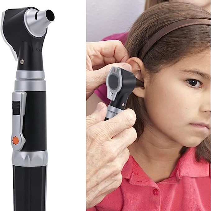 Picture of (Ear Nose &Throat) Medical Diagnostic Otoscope Ear Examination Kit with LED Lamp