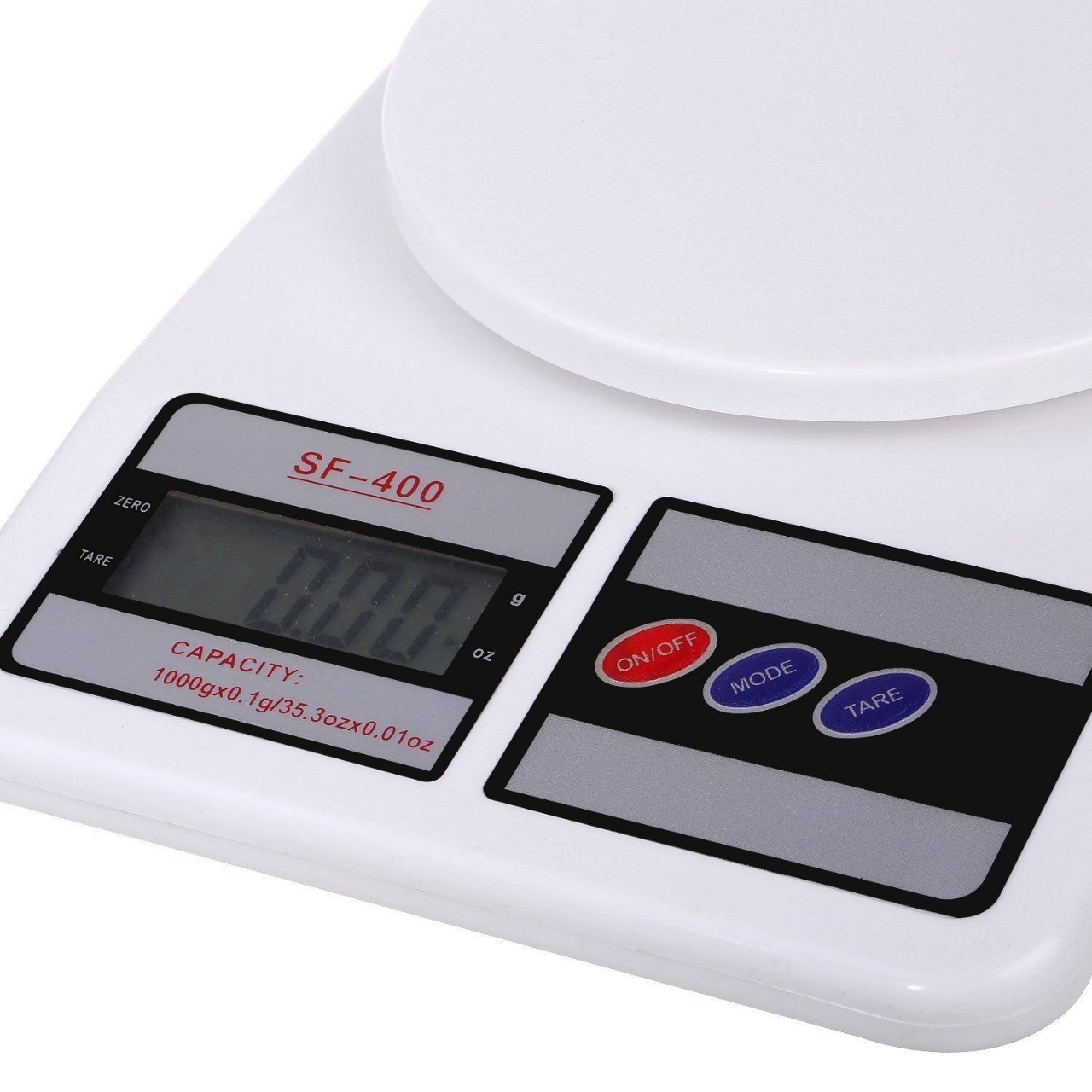 Picture of Kitchen Scale Digital Kitchen Weighing Machine Multipurpose Electronic Weight Scale with Backlit LCD Display for Measuring Food, Cake, Vegetable, Fruit Weighing Scale 1gm to 10kg Electronic