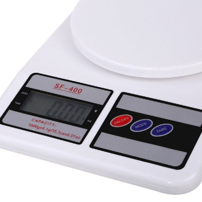 Picture of Kitchen Scale Digital Kitchen Weighing Machine Multipurpose Electronic Weight Scale with Backlit LCD Display for Measuring Food, Cake, Vegetable, Fruit Weighing Scale 1gm to 10kg Electronic