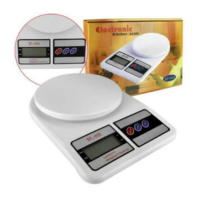 Picture of Kitchen Scale Digital Kitchen Weighing Machine Multipurpose Electronic Weight Scale with Backlit LCD Display for Measuring Food, Cake, Vegetable, Fruit Weighing Scale 1gm to 10kg Electronic