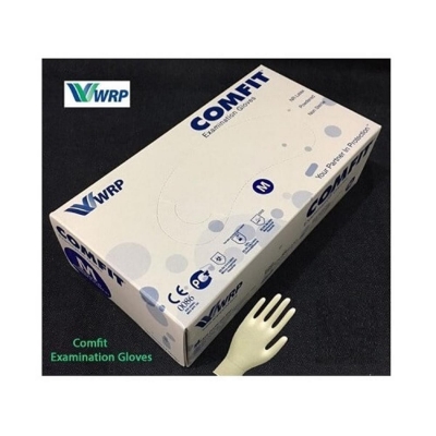 Picture of Comfit Examination Gloves (Size-M), 100Pcs/Box