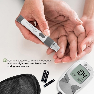 Picture of Lancet device for glucose test meter