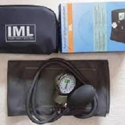 Picture of Blood Pressure Machine Monitor Sphygmomanometer- Analog Aneroid BP Machine Set with Stethoscope (IML)