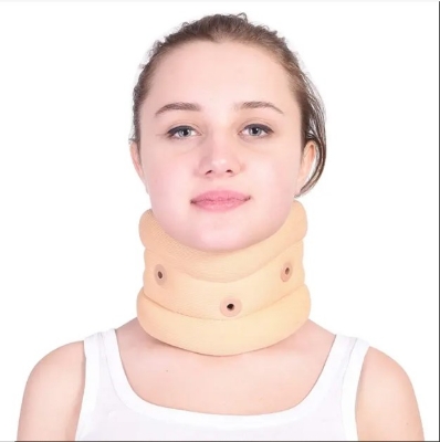 Picture of Soft Cervical Collar with Chin Support (Cervical Collar for Neck Pain/Neck Belt for pain/Orthopaedic Neck Collars/Foam Neck Collar)
