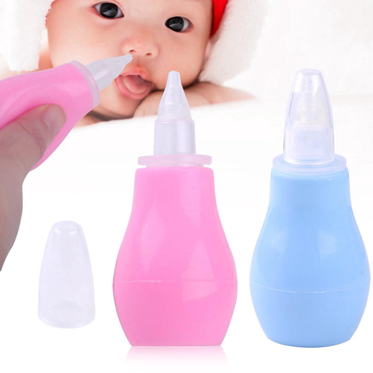 Picture of Newborn Baby Nasal Vacuum Mucus Suction Aspirator Soft Tip Ronnie Nose Cleaner
