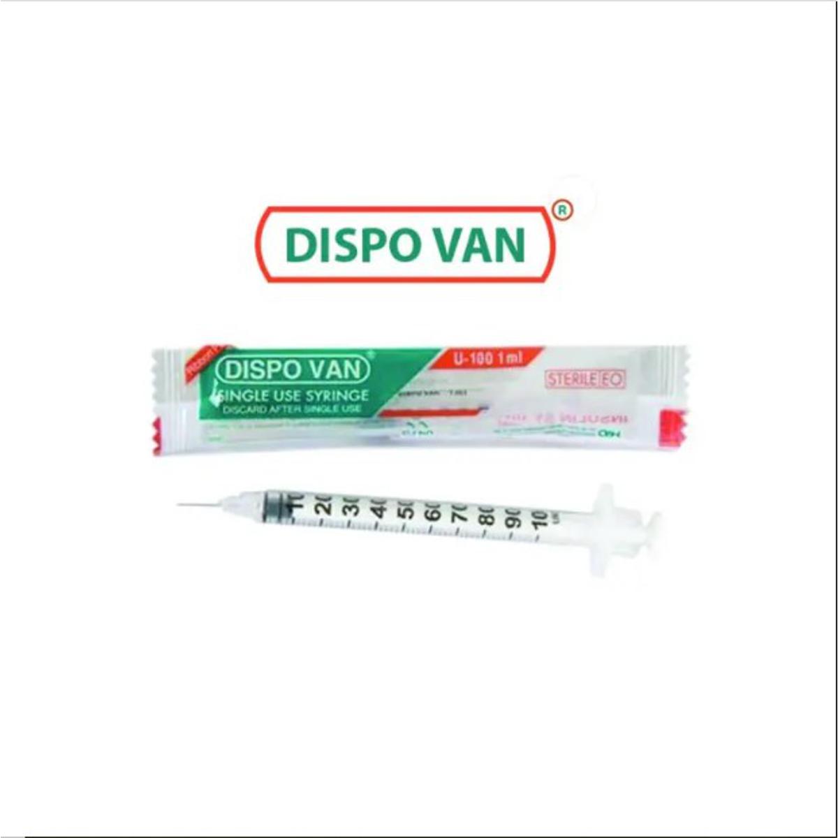 Picture of Dispo Van Insulin Syringe 1ml 30G (100 pice)