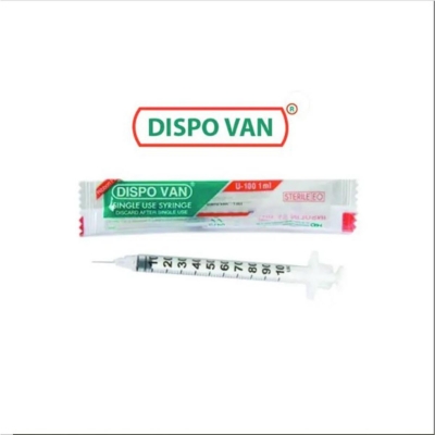 Picture of Dispo Van Insulin Syringe 1ml 30G (100 pice)