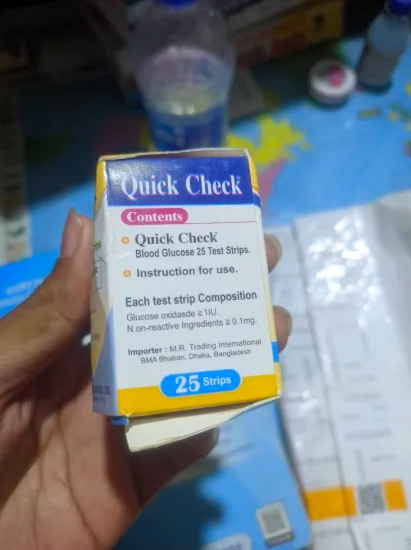Picture of Blood Glucose QUICK CHEK Test Strips - 25 pcs